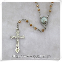 Pope Francis, Scent Rosary with Jesus Christ Crucifix Cross Packing by Plastic Box (IO-cr383)